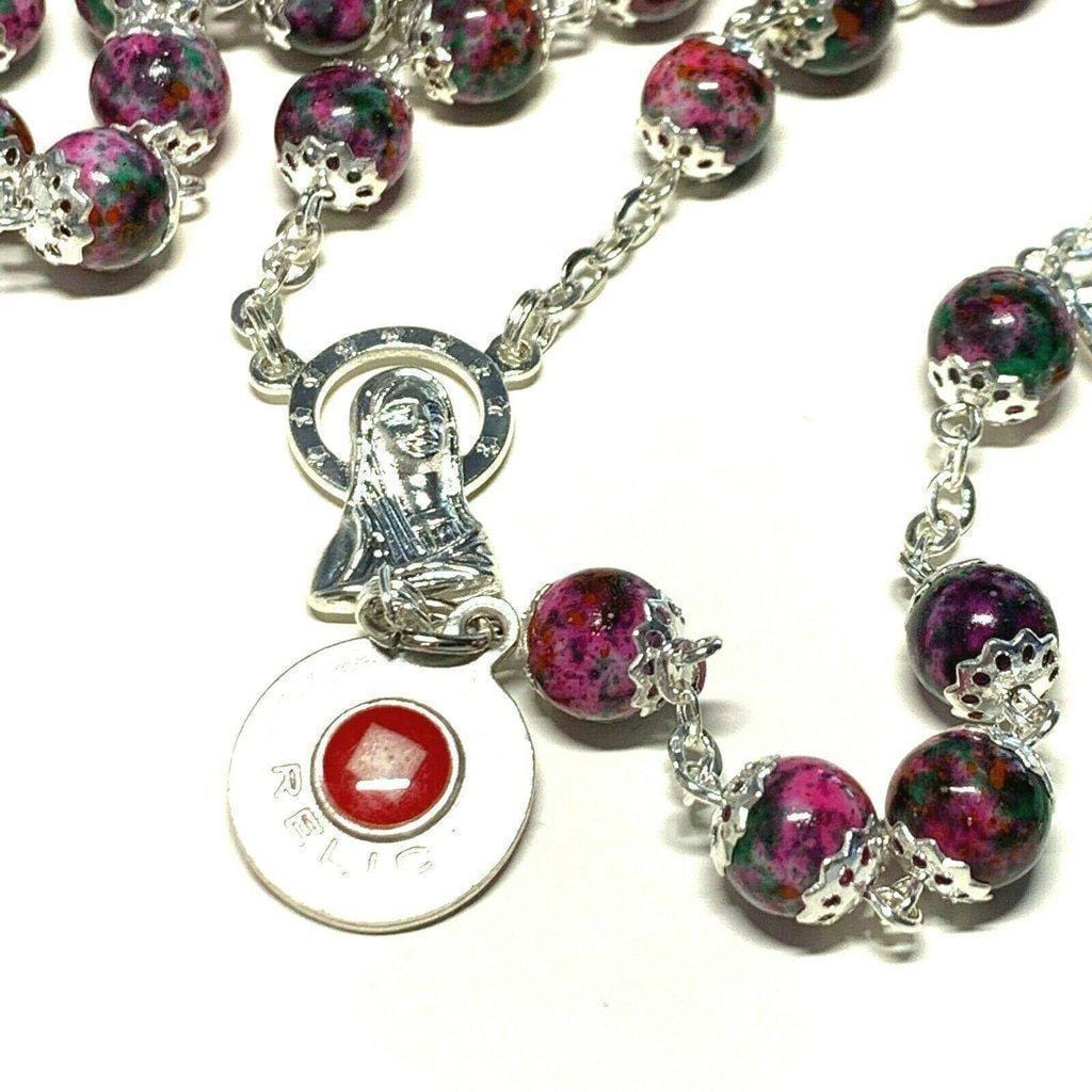 St. John Paul II Prayer Beads - Rosary Blessed by Pope w/ Relic | Catholically