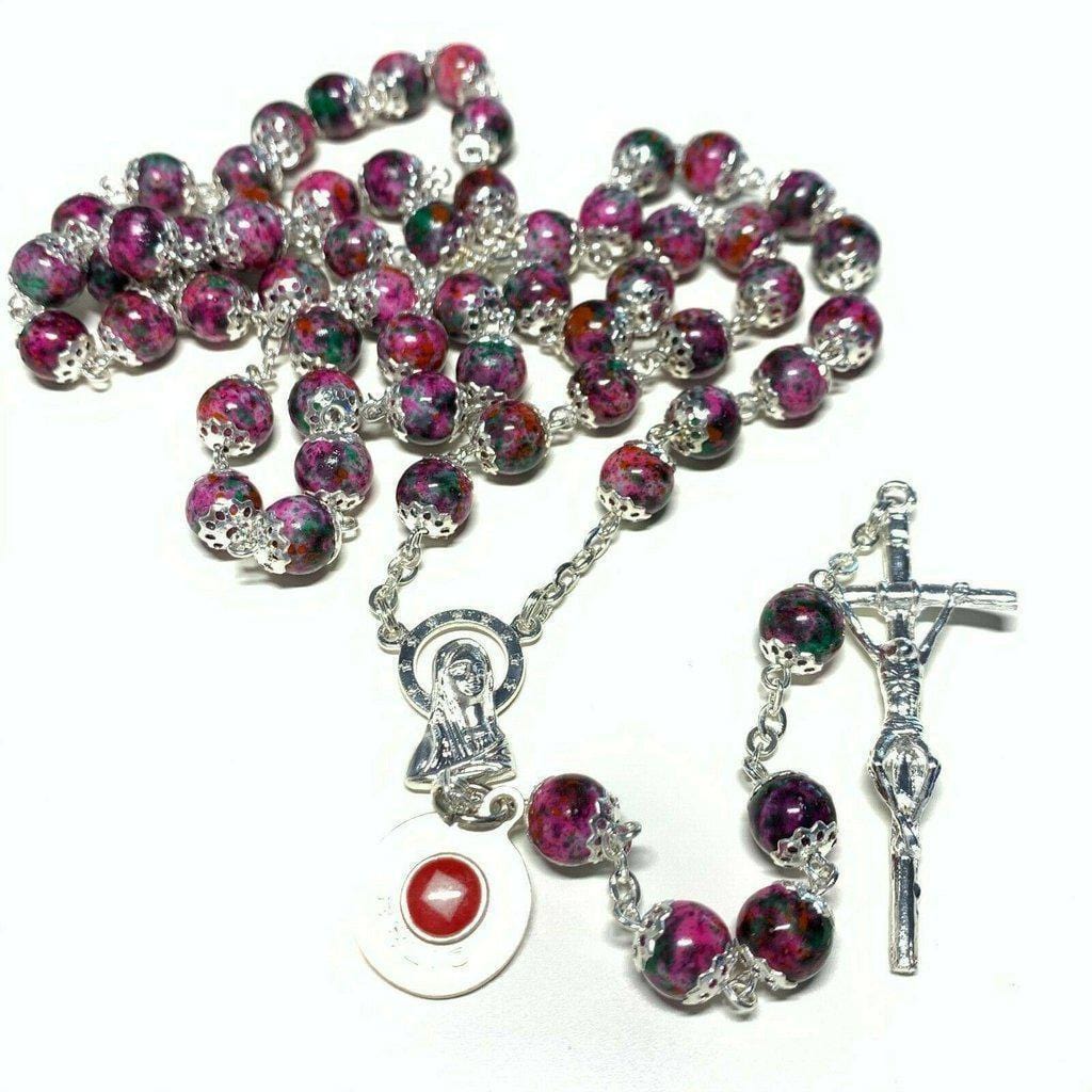 St. John Paul II Prayer Beads - Rosary Blessed by Pope w/ Relic | Catholically