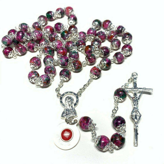 St. John Paul II Prayer Beads - Rosary Blessed by Pope w/ Relic | Catholically