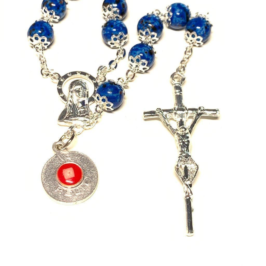 St. John Paul II Prayer Beads - Rosary Blessed by Pope W/ Relic | Catholically