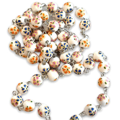 St. JPII Ceramic Rosary - Catholic Prayer Beads - Blessed by Pope | Catholically