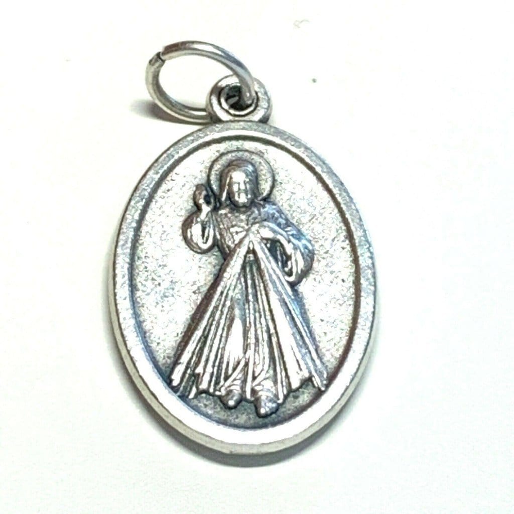 St. Mary Faustyna Kowalska  Faustina  Silver Oxidized Medal Pendant | Catholically