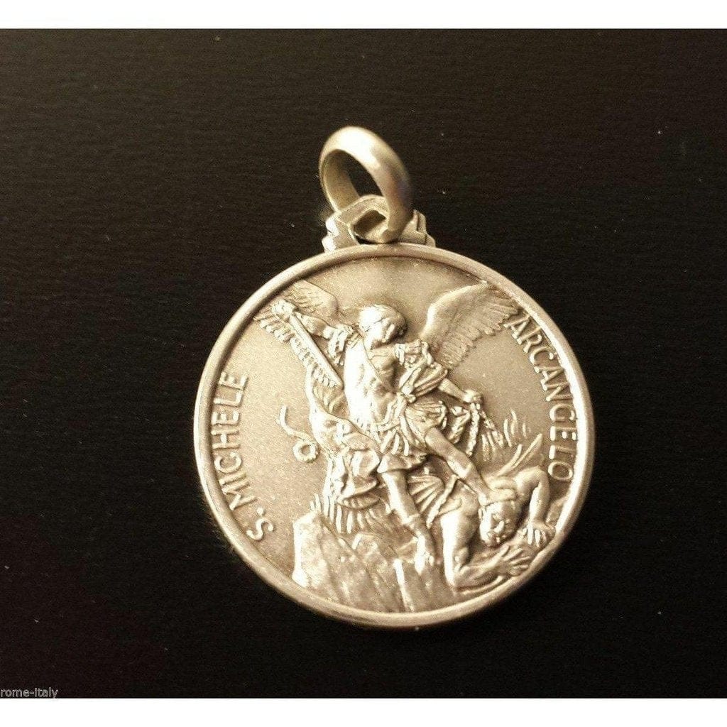 St. Michael Archangel Medal -925 Sterling Silver -Patron Saint Police Officers | Catholically