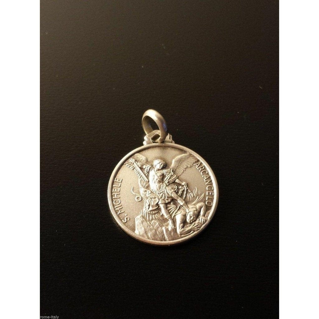 St. Michael Archangel Medal -925 Sterling Silver -Patron Saint Police Officers | Catholically