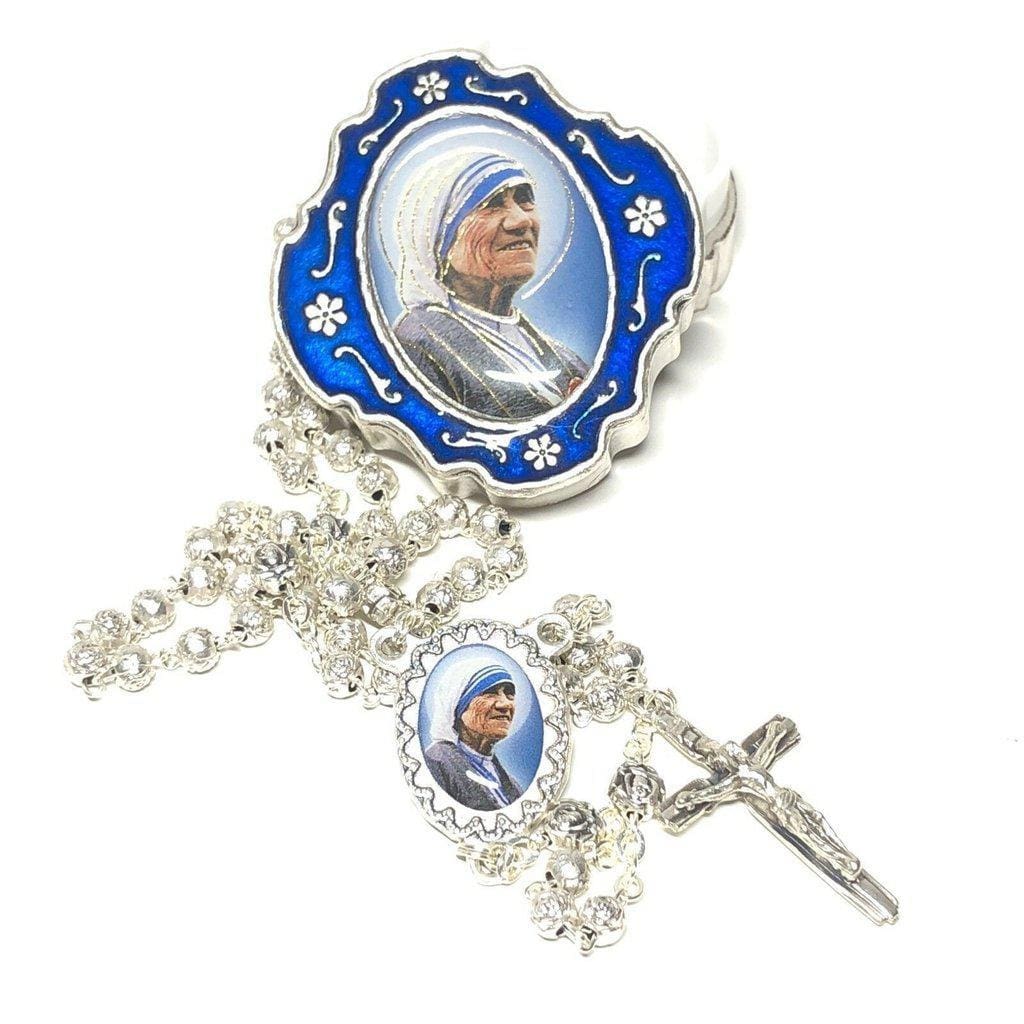 St. Mother Teresa - San Madre Teresa Calcutta - Rosary Blessed By Pope | Catholically