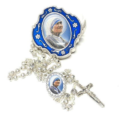 St. Mother Teresa - San Madre Teresa Calcutta - Rosary Blessed By Pope | Catholically