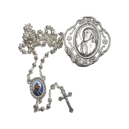 St. Mother Teresa - San Madre Teresa Calcutta - Rosary Blessed By Pope | Catholically