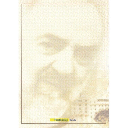 St. Padre  Pio - Blessed Stamps Mnh Folder - 2002 Sanctification - Father Pio | Catholically