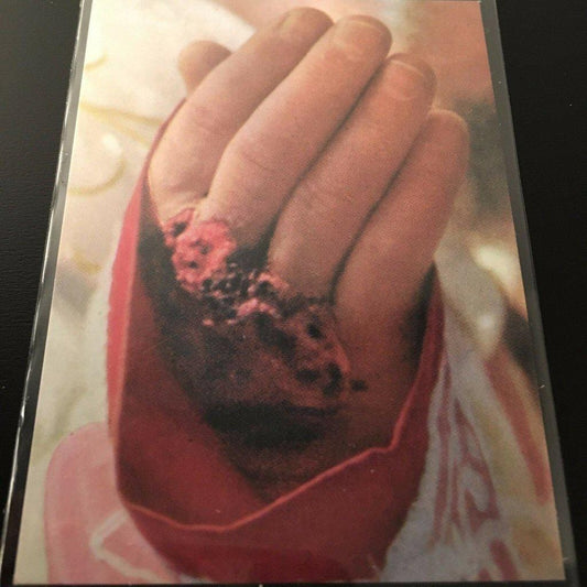 St. Padre Pio Laminated Holy Card With 2Nd Class Relic  St. Father Pio | Catholically