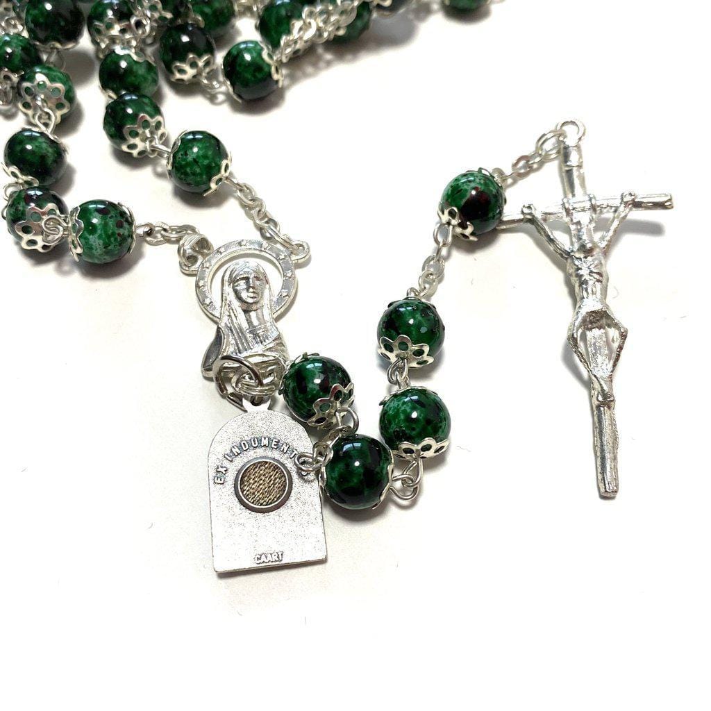St. Padre Pio Prayer Beads - St. Father Pio Relic Rosary Blessed By Pope | Catholically