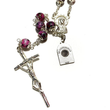 St. Padre Pio Prayer Beads - St. Father Pio Relic Rosary Blessed By Pope | Catholically