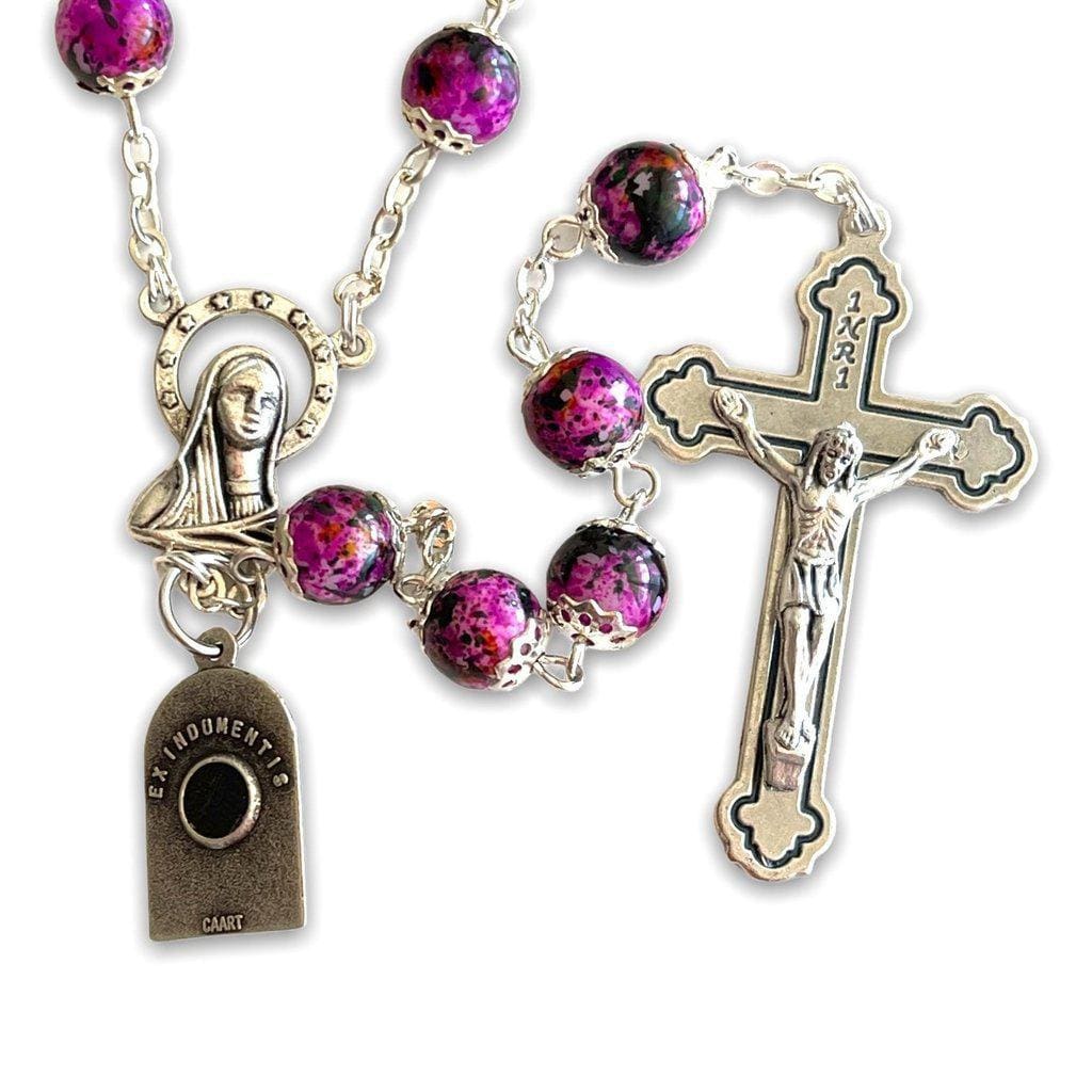 St. Padre Pio Prayer Beads - St. Father Pio Relic Rosary - Blessed By Pope | Catholically