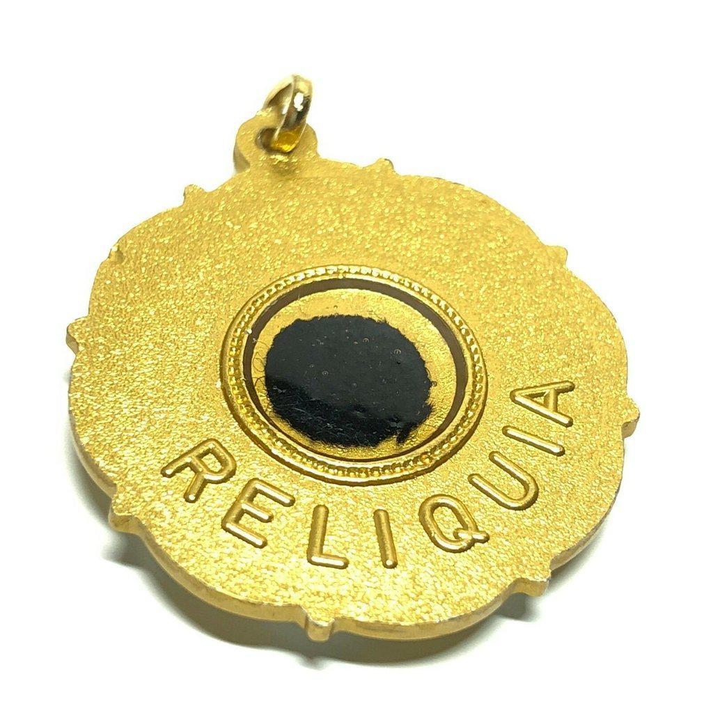 St. Padre Pio Relic Medal Pendant - St. Father Pio Ex-Indumentis - Vestment | Catholically