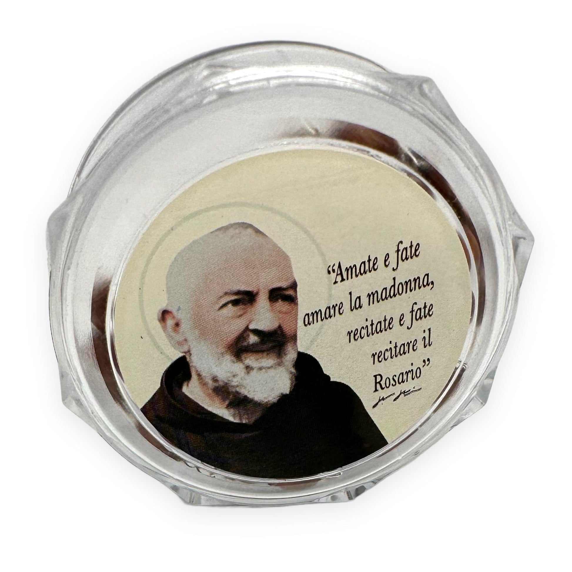 St. Padre Pio Relic Rosary Blessed By Pope Leo XIV w/ 2nd Class Relic | Catholically
