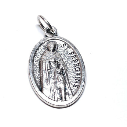 St. Peregrine Laziosi Medal -Pendant -Blessed By Pope -Patron Cancer Patients | Catholically