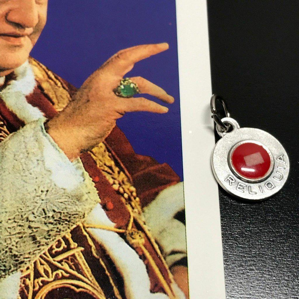 St. Pope John XXIII - 2nd Class Relic - Medal Pendant Charm | Catholically