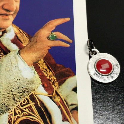 St. Pope John XXIII - 2nd Class Relic - Medal Pendant Charm | Catholically