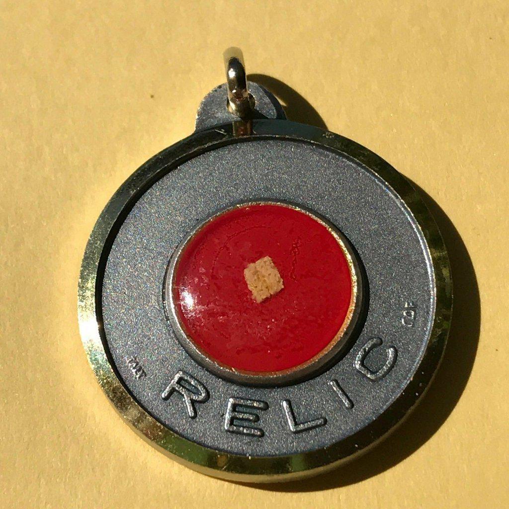 St. Pope John XXIII Relic medal with vestment - Medallion - Pendant | Catholically