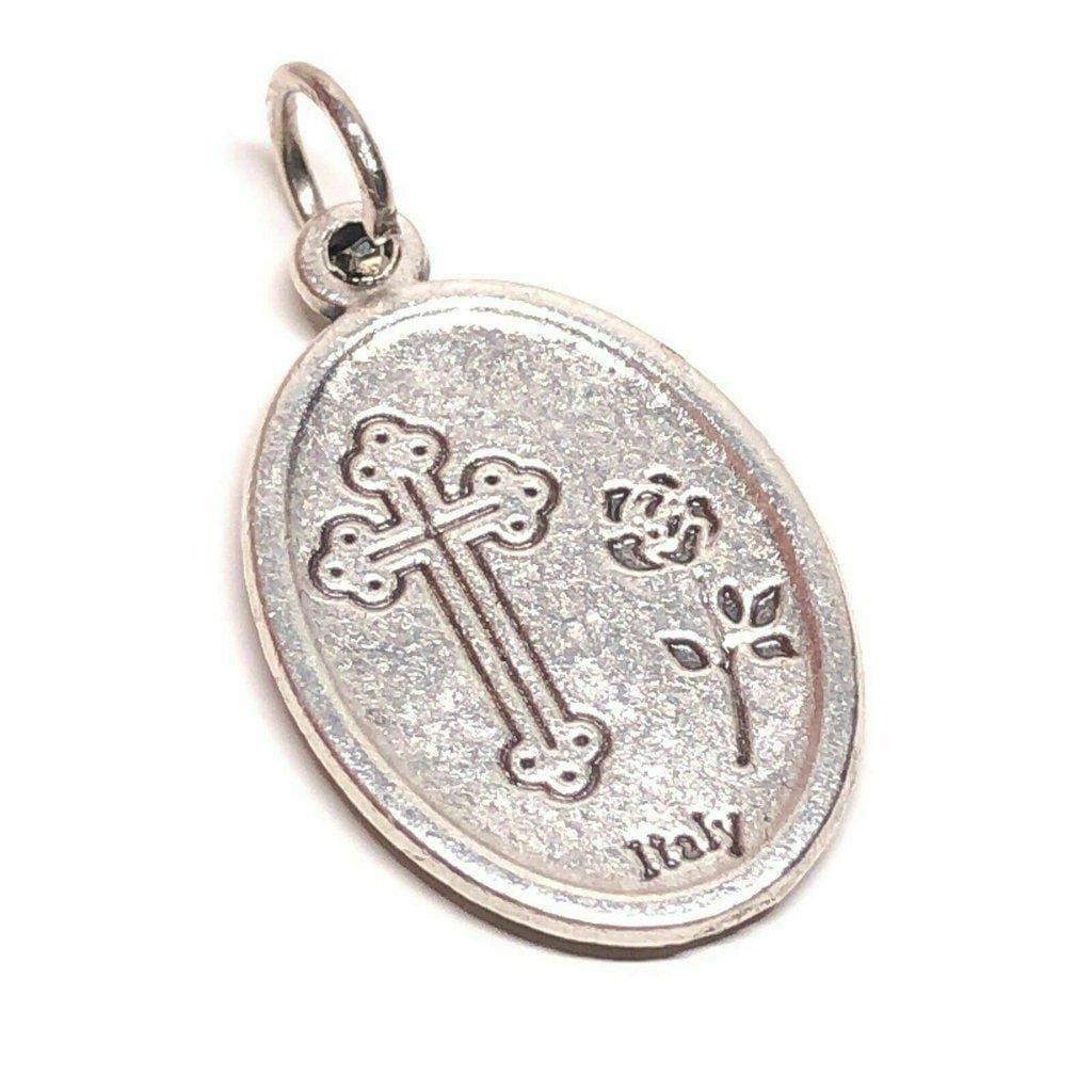 St. Rita of Cascia  Medal Pendant Sacred Heart Of Jesus - Blessed By Pope | Catholically