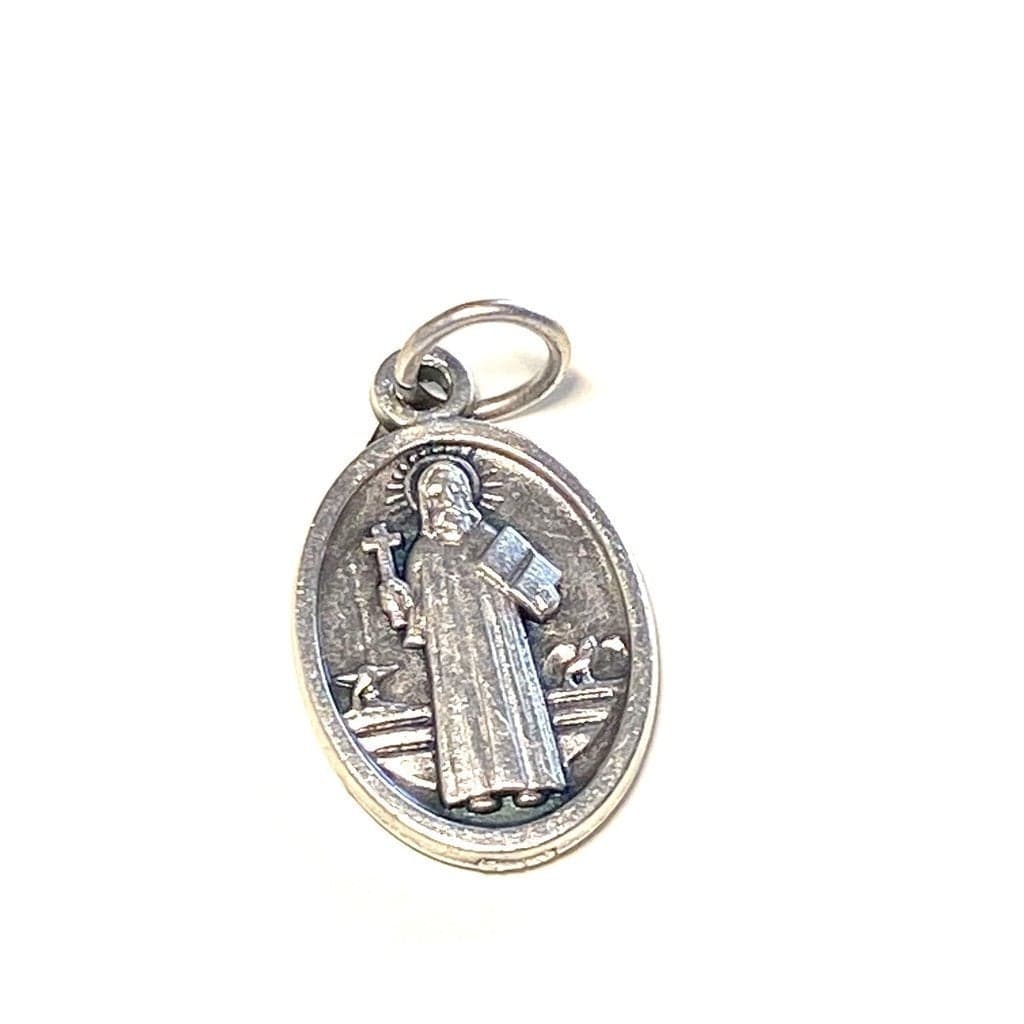 St. Saint Benedict small Medal - San Benito Cruz  Medalla - Blessed Pendant | Catholically