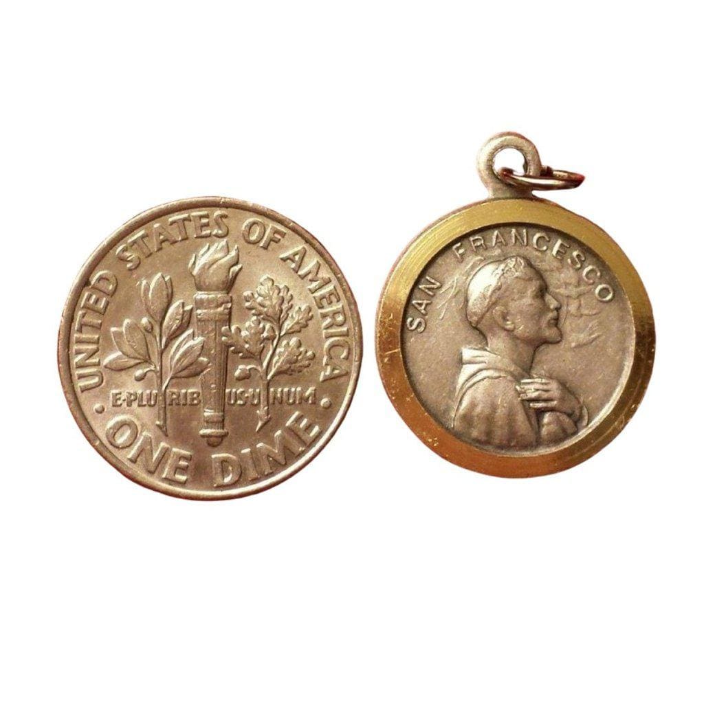 St. Saint Francis of Assisi Medal - Franciscan Pendant Blessed By Pope | Catholically