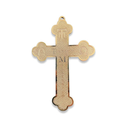 Tertium Millenium Pectoral Cross - Home Altar Crucifix | Catholically