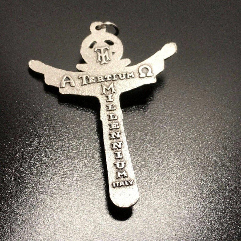 The Tertium Millennium Holy Trinity Cross Crucifix Blessed By Pope - Pendant | Catholically