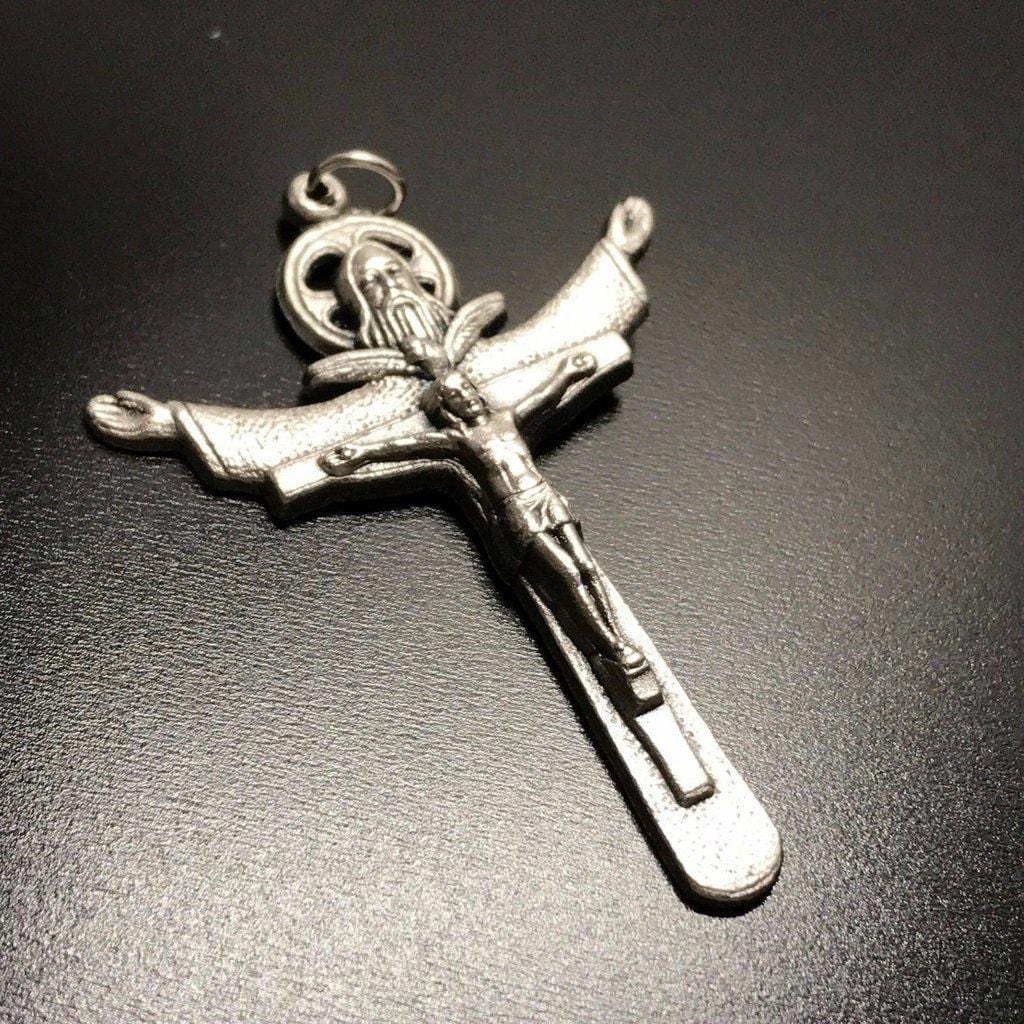 The Tertium Millennium Holy Trinity Cross Crucifix Blessed By Pope - Pendant | Catholically