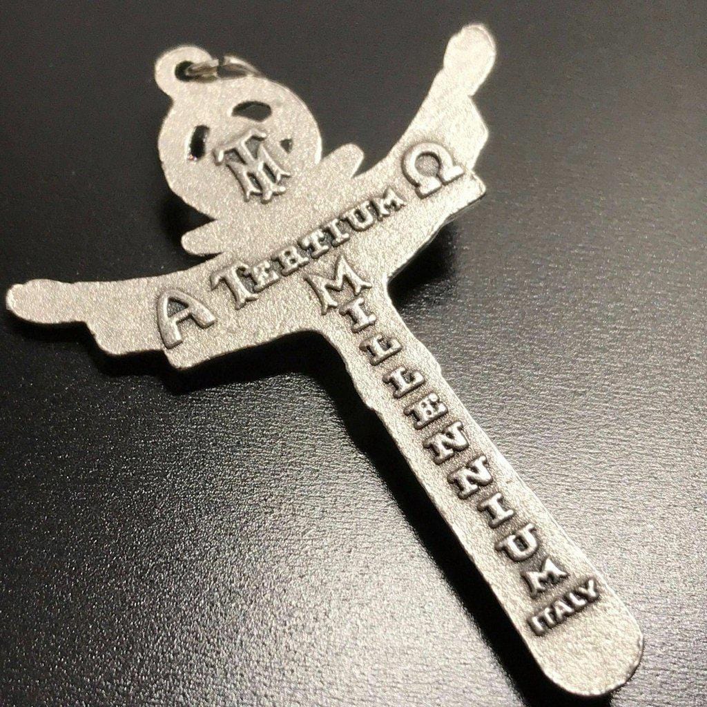 The Tertium Millennium Holy Trinity Cross Crucifix Blessed By Pope - Pendant | Catholically