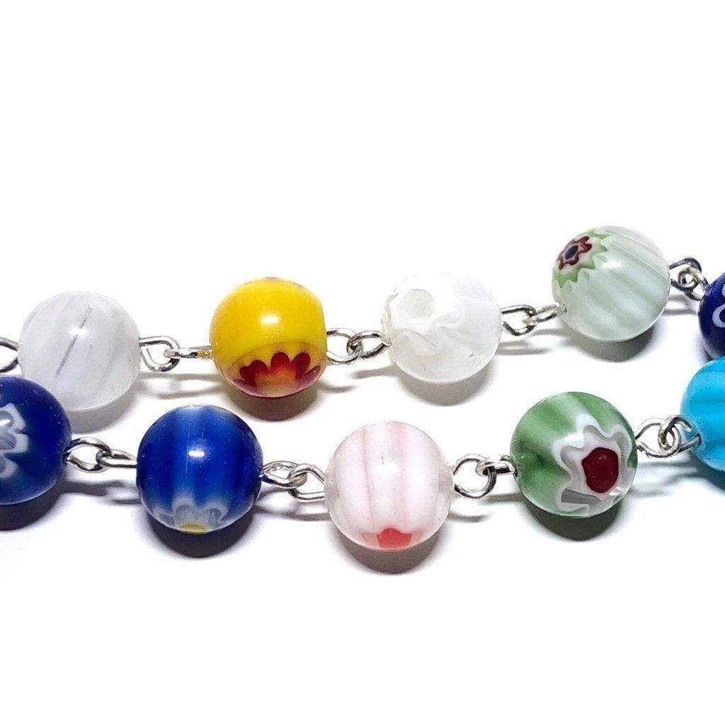 Venetian Glass Murrina Bracelet Blessed by Pope | Catholically