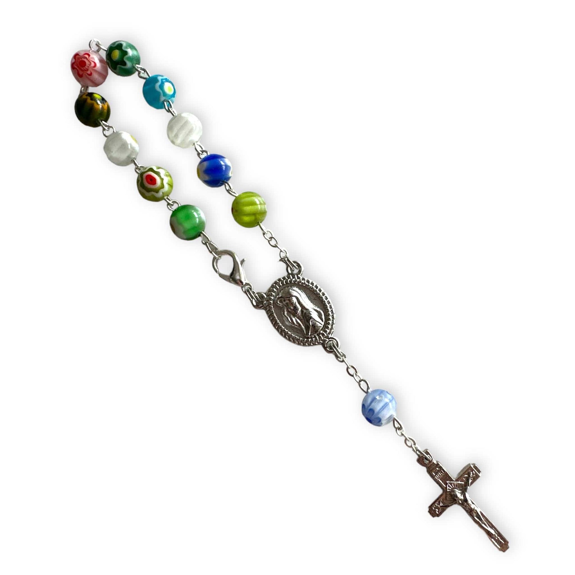 Venetian Glass Murrina Bracelet Blessed by Pope | Catholically