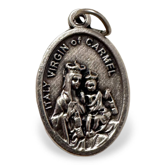 Virgin of Carmel & Sacred Heart of Jesus medal blessed by Pope | Catholically