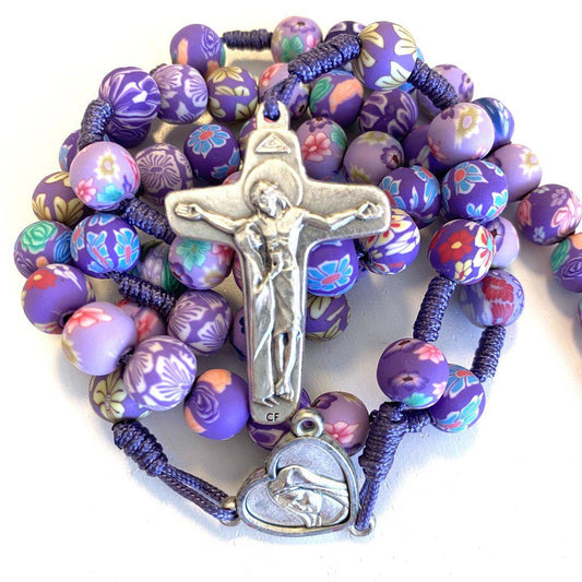Wearable Rosary with Holy Ground of Medjugorje -Blessed By Pope | Catholically