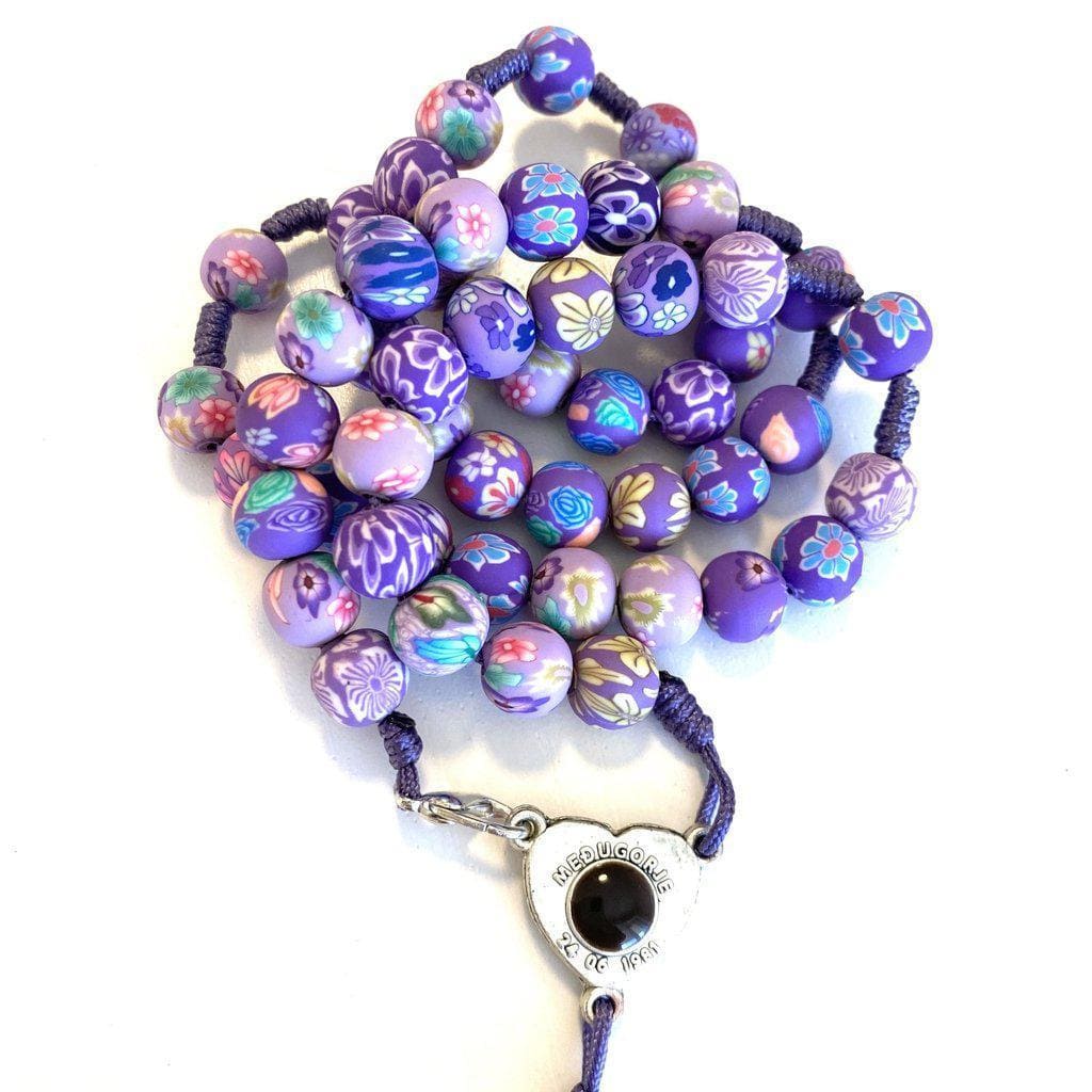 Wearable Rosary with Holy Ground of Medjugorje -Blessed By Pope | Catholically