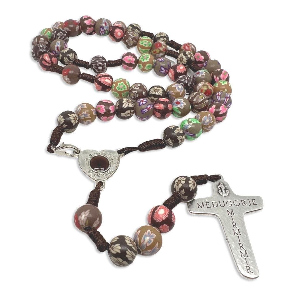Wonderful Rosary Hand Made By the Nuns of Medjugorje - Blessed By Pope | Catholically