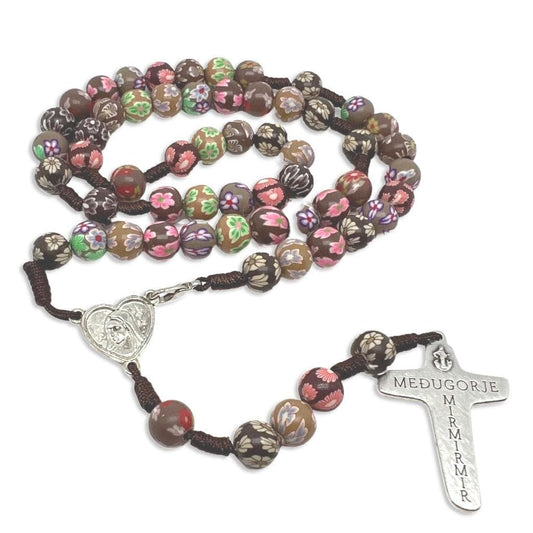 Wonderful Rosary Hand Made By the Nuns of Medjugorje - Blessed By Pope | Catholically