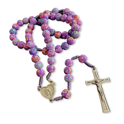 Wonderful Rosary With Relic Of The Holy Ground Of Medjugorje -Blessed By Pope | Catholically