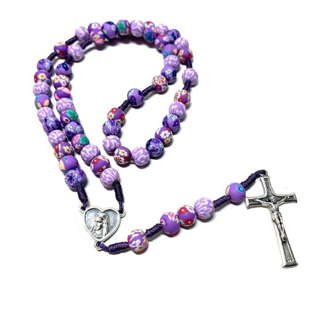 Wonderful Rosary With Relic Of The Holy Ground Of Medjugorje -Blessed By Pope | Catholically