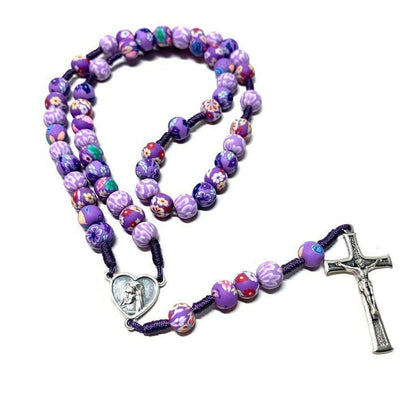Wonderful Rosary With Relic Of The Holy Ground Of Medjugorje -Blessed By Pope | Catholically